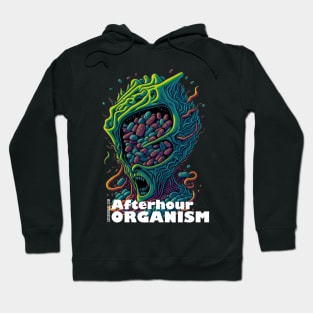 Techno T-Shirt - Afterhour Organism - Catsondrugs.com - Techno, rave, edm, festival, techno, trippy, music, 90s rave, psychedelic, party, trance, rave music, rave krispies, rave flyer T-Shirt Hoodie